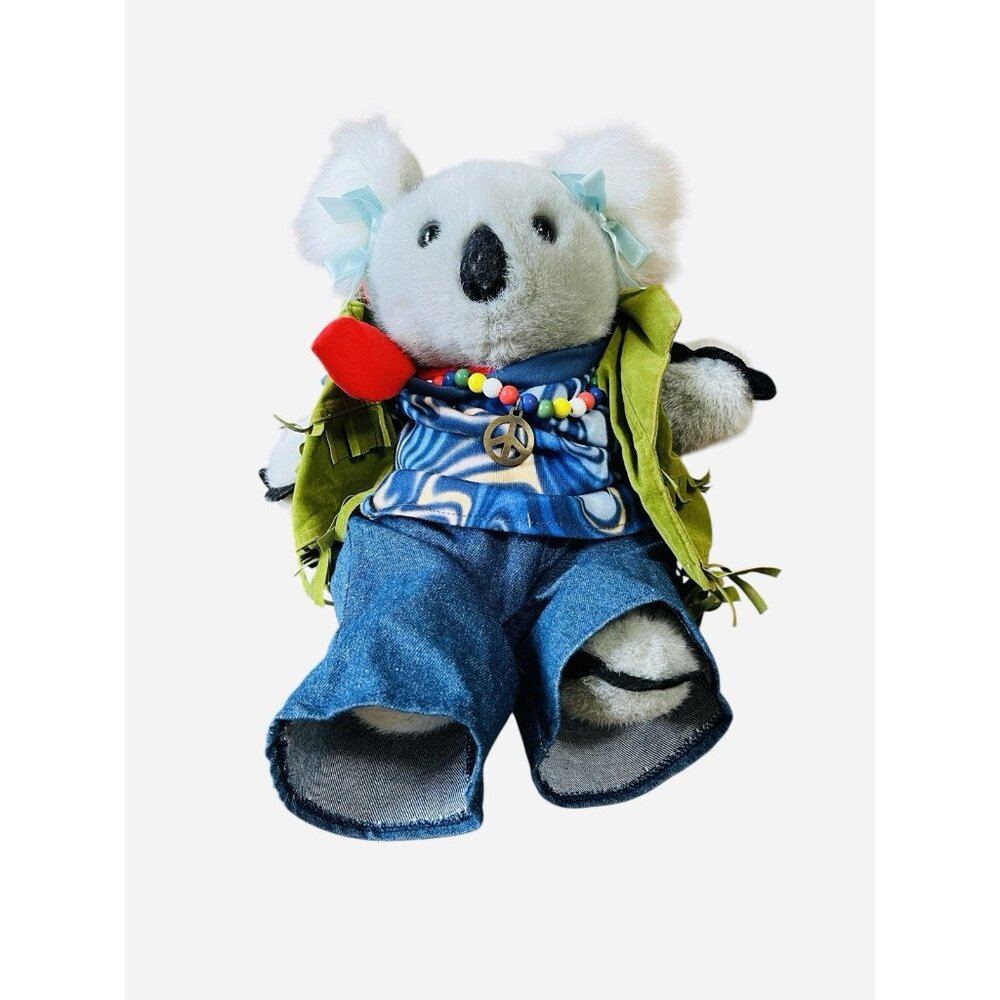 Build A Bear‎ Plush Koala Hippie Peace Love 1997